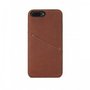 Кожаный чехол Decoded Back Cover коричневый для iPhone 8 Plus/7 Plus