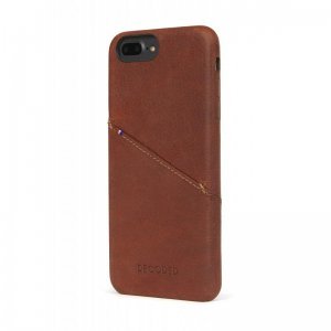 Кожаный чехол Decoded Back Cover коричневый для iPhone 8 Plus/7 Plus