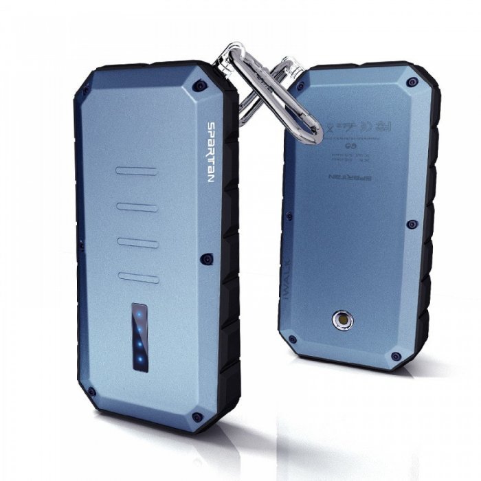 Внешний аккумулятор IWALK Extreme Spartan 13000 mAh, 2 USB, 2.4A/1.0A синий Внешний аккумулятор IWALK Extreme Spartan 13000 mAh, 2 USB, 2.4A/1.0A синий