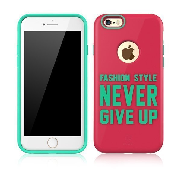 Чехол с рисунком Baseus Fashion розовый + зеленый для iPhone 6/6S Чехол с рисунком Baseus Fashion розовый + зеленый для iPhone 6/6S