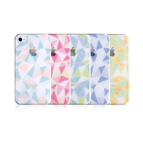 Чехол-накладка для Apple iPhone 4/4S - ROCK Azure Stone Series разноцветный