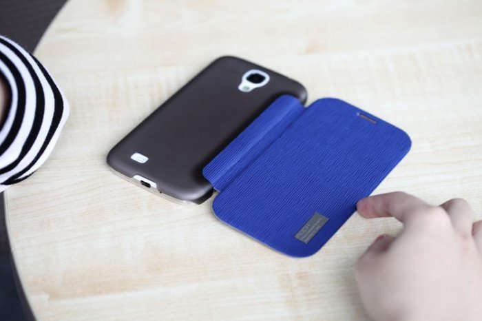 Чохол-книжка для Samsung Galaxy S4 - ROCK Elegant синій