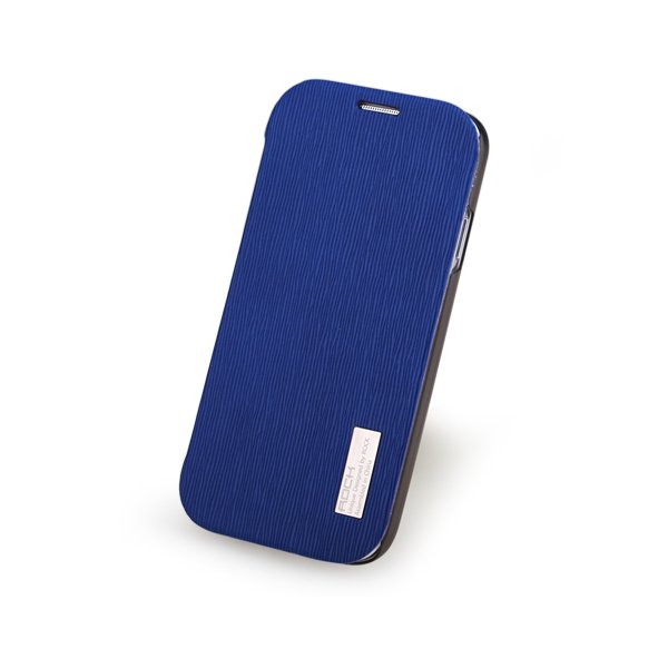 Чохол-книжка для Samsung Galaxy S4 - ROCK Elegant синій