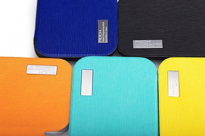 Чохол-книжка для Samsung Galaxy S4 - ROCK Elegant синій