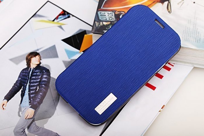 Чохол-книжка для Samsung Galaxy S4 - ROCK Elegant синій