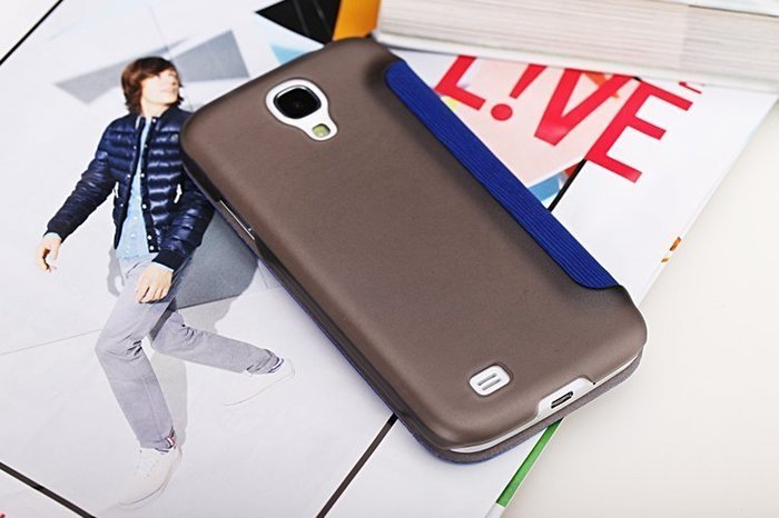 Чохол-книжка для Samsung Galaxy S4 - ROCK Elegant синій