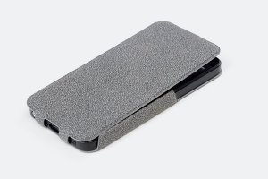 Чехол-флиппер для Apple iPhone 5/5S - ROCK Eternal серый