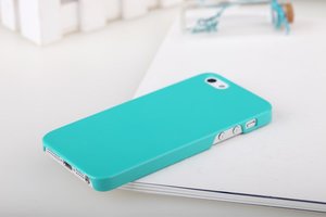 Пластиковый чехол ROCK Ethereal голубой для iPhone 5/5S/SE