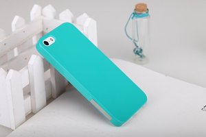 Пластиковый чехол ROCK Ethereal голубой для iPhone 5/5S/SE