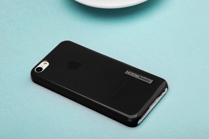 Пластиковый чехол ROCK Ethereal черный для iPhone 5C