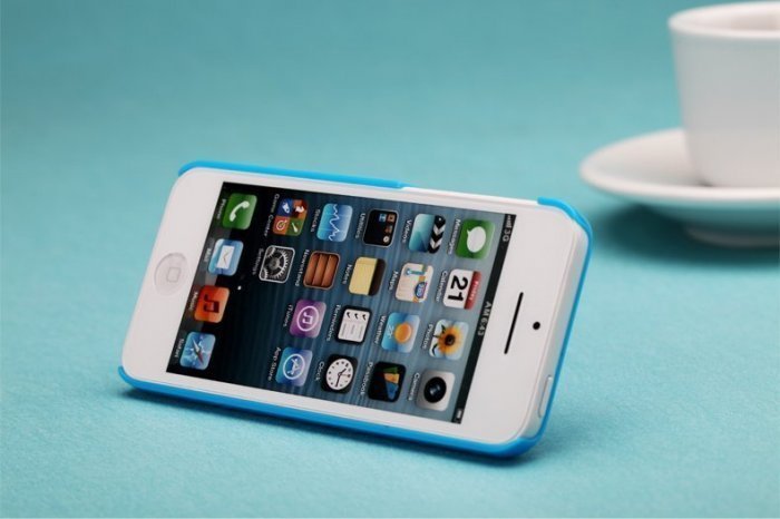 Пластиковый чехол ROCK Ethereal голубой для iPhone 5C