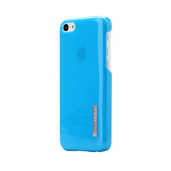Пластиковый чехол ROCK Ethereal голубой для iPhone 5C