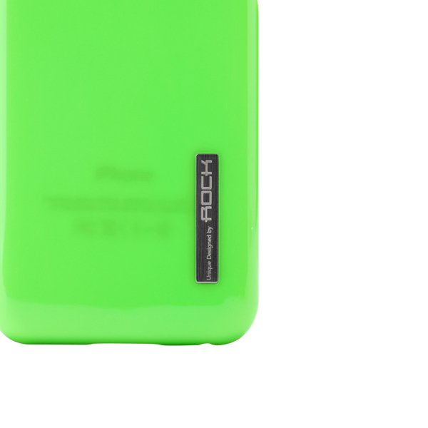 Пластиковый чехол ROCK Ethereal зеленый для iPhone 5C