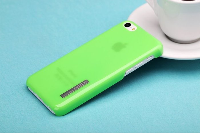 Пластиковый чехол ROCK Ethereal зеленый для iPhone 5C