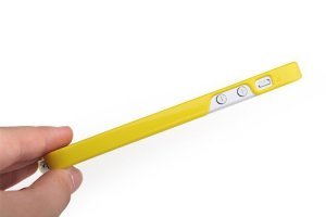 Пластиковый чехол ROCK Ethereal желтый для iPhone 5/5S/SE