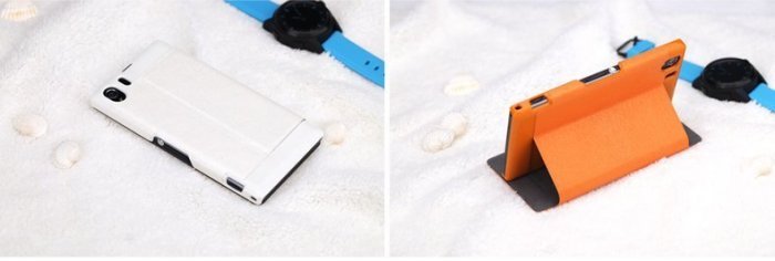 Чехол-книжка для Sony Xperia Z1 - ROCK Excel белый Чехол-книжка для Sony Xperia Z1 - ROCK Excel белый