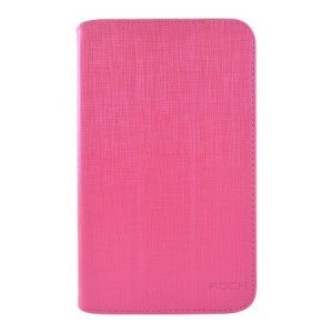 Чехол-книжка для Samsung Galaxy Tab 3 T2100 - ROCK Flexible series розовый