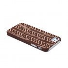 Чехол-накладка для Apple iPhone 5/5S - ROCK Impress коричневый