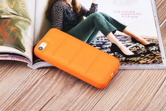 Чехол-накладка для Apple iPhone 5C - ROCK Matts оранжевый