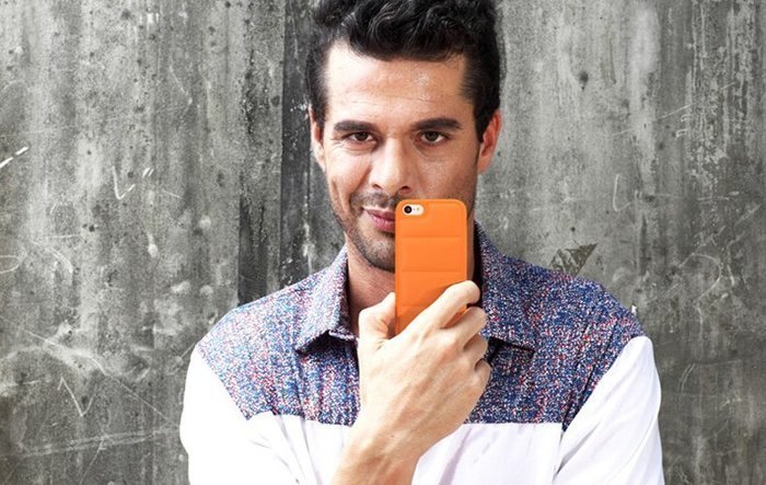 Чехол-накладка для Apple iPhone 5C - ROCK Matts оранжевый