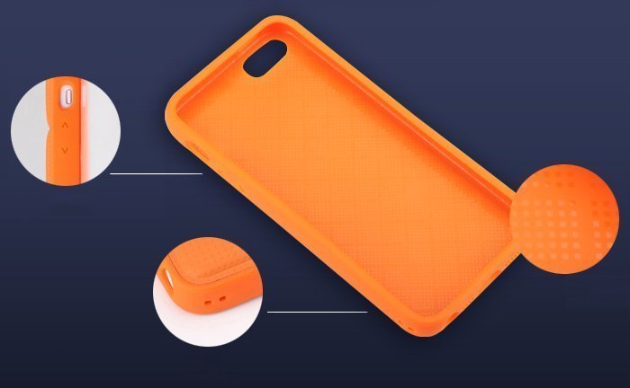 Чехол-накладка для Apple iPhone 5C - ROCK Matts оранжевый