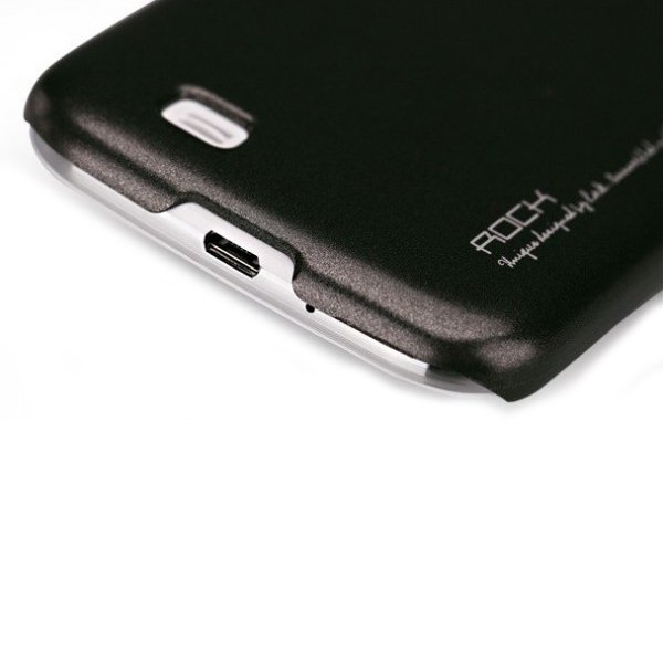 Чехол-накладка для Samsung Galaxy S4 - ROCK Naked Shell черный Чехол-накладка для Samsung Galaxy S4 - ROCK Naked Shell черный