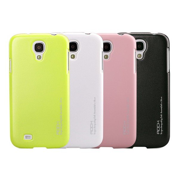 Чохол-накладка для Samsung Galaxy S4 - ROCK Naked Shell рожевий