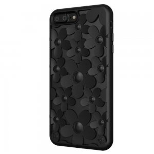 3D чехол SwitchEasy Fleur черный для iPhone 8 Plus/7 Plus