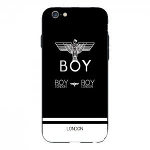 Чехол с рисунком WK Boy London черный + белый для iPhone 6/6S