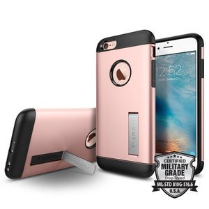 Чехол-накладка для Apple iPhone 6 - SGP Slim Armor розовый