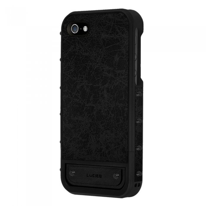 Чехол-накладка для Apple iPhone 5S/5 - Lucien Elements Le Baron Leather чёрный
