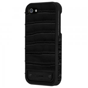 Чехол-накладка для Apple iPhone 5S/5 - Lucien Elements Le Baron Crocodile чёрный Чехол-накладка для Apple iPhone 5S/5 - Lucien Elements Le Baron Crocodile чёрный