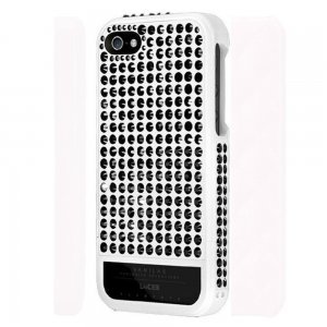 Чехол-накладка для Apple iPhone 5S/5 - Lucien Elements Vanilas Exclusive Selections Monochrome чёрный + белый
