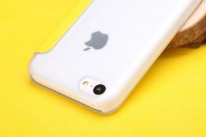 Чехол-книжка для Apple iPhone 5C - ROCK New Elegant желтый