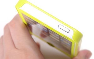 Чехол-накладка для Apple iPhone 5/5S - ROCK New Naked желтый