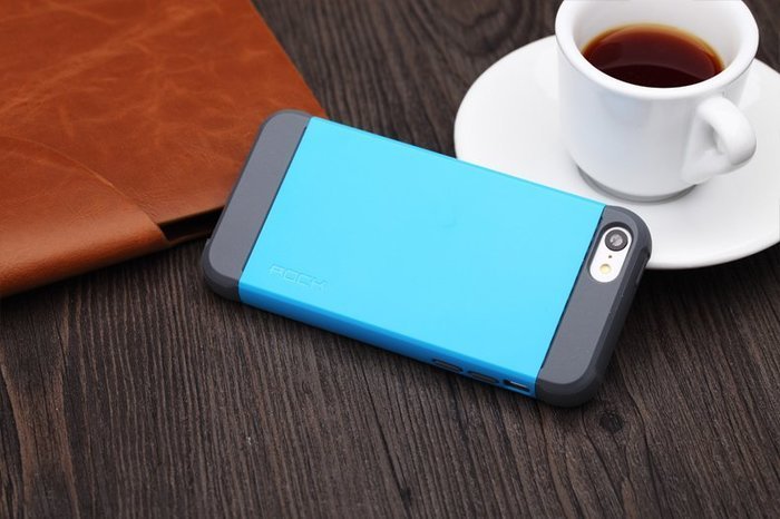 Чехол-накладка для Apple iPhone 5C - ROCK Shield синий