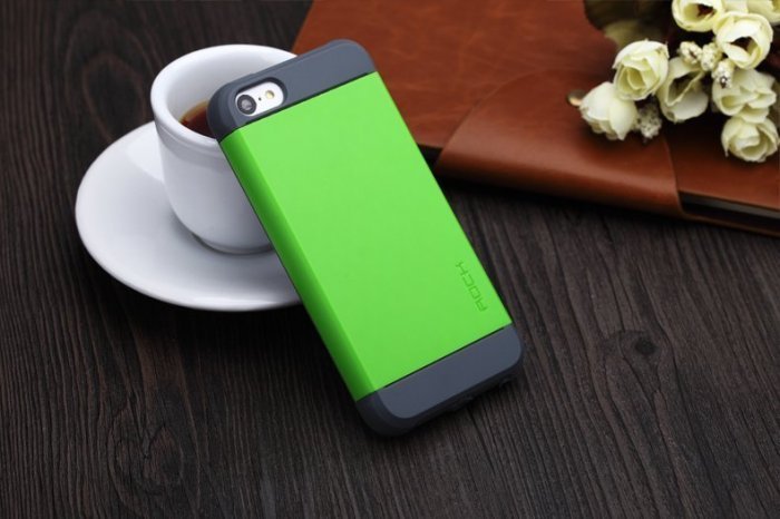 Пластиковый чехол ROCK Shield зеленый для iPhone 5C