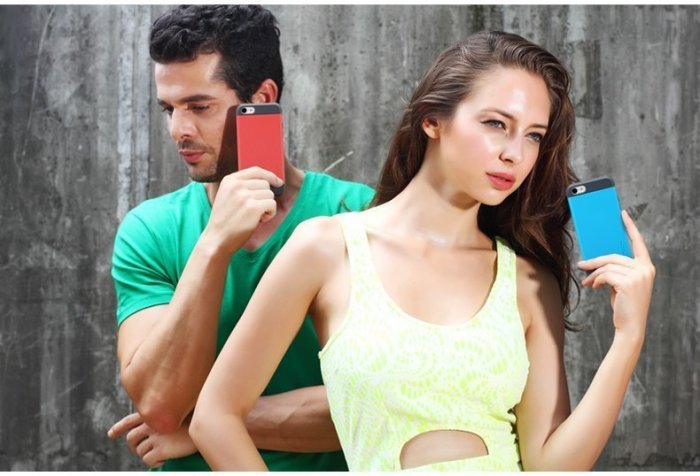 Пластиковый чехол ROCK Shield красный для iPhone 5C