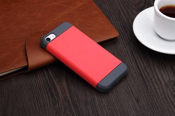 Пластиковый чехол ROCK Shield красный для iPhone 5C