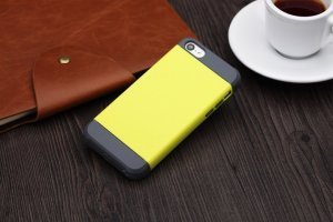 Пластиковый чехол ROCK Shield желтый для iPhone 5C