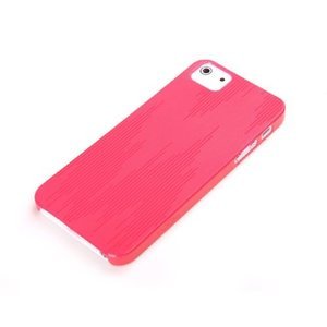Пластиковый чехол ROCK Texture розовый для iPhone 5/5S/SE