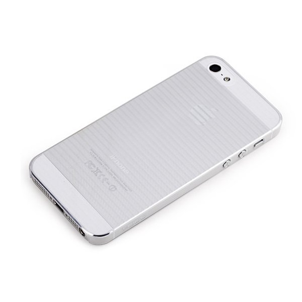 Чехол-накладка для Apple iPhone 5/5S - ROCK Texture прозрачный