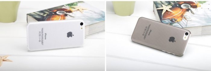 Пластиковый чехол ROCK Texture прозрачный для iPhone 5C