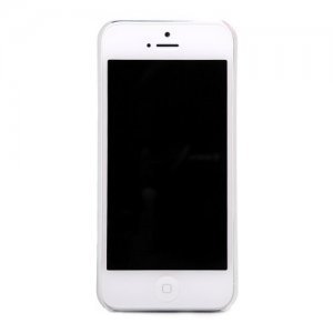 Пластиковый чехол ROCK Texture белый для iPhone 5/5S/SE