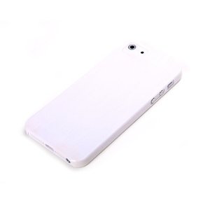 Пластиковый чехол ROCK Texture белый для iPhone 5/5S/SE