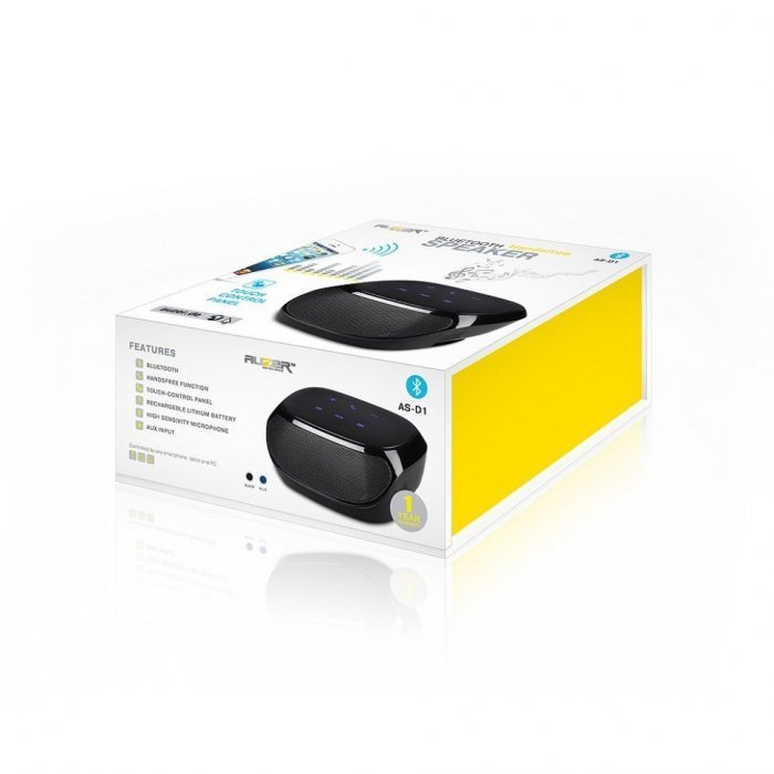 Портативна Bluetooth колонка AUZER AS-D1 чорна Портативна Bluetooth колонка AUZER AS-D1 чорна