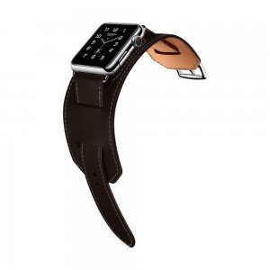 Ремешок Coteetci W10 Hermes темно-серый для Apple Watch 42/44/45/49 мм