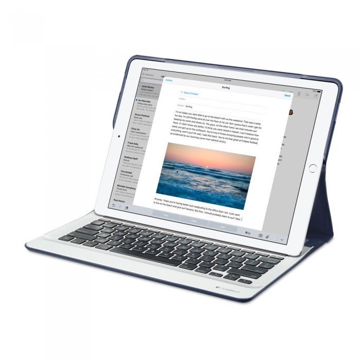 Чехол-клавиатура для Apple iPad Pro 12,9" - Logitech Backlit синий Чехол-клавиатура для Apple iPad Pro 12,9" - Logitech Backlit синий