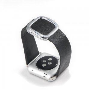 Ремешок Coteetci W5 Nobleman черный для Apple Watch 42/44/45/49 мм