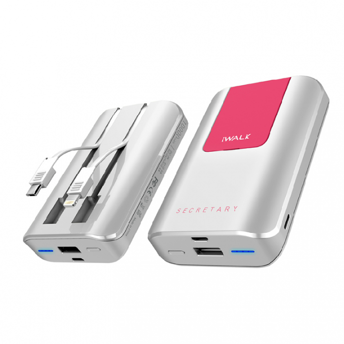 Внешний аккумулятор iWalk Secretary 10,000mAh белый Внешний аккумулятор iWalk Secretary 10,000mAh белый